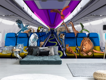 HAPPY TRIP - Waterproof washable wallpaper _ creativespace by Creative Space - view 2