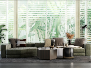 BEYOND - Trompe l'oeil Tropical wallpaper _ creativespace by Creative Space - view 2