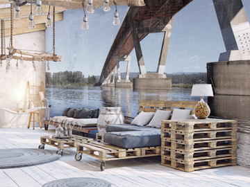 BRIDGE - Washable landscape wallpaper _ creativespace by Creative Space - view 2