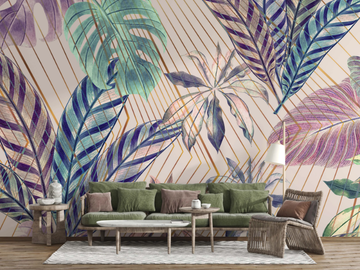 TROPICAL STRIPE - Tropical wallpaper _ creativespace by Creative Space - view 2