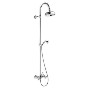 Londra CRILD409 - Dual-control wall-mounted shower column by CRISTINA Rubinetterie