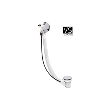 Bath Extended Pop Up Waste with Filler 100cm Chrome by Crosswater