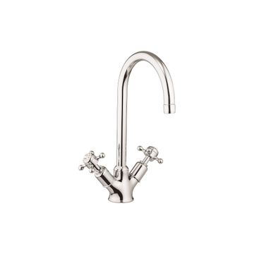Belgravia Cruciform Kitchen Mixer Deck Mounted Chrome by Crosswater
