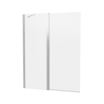 Clear 6 Double Bath Screen by Crosswater