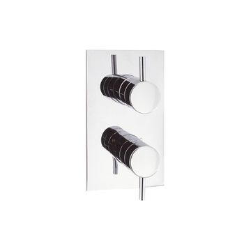 Fusion 2 Outlet 2 Handle Concealed Thermostatic Shower by Crosswater