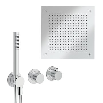 Module Plus Shower Set 6 with Ceiling Shower & Handset by Crosswater