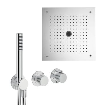 Module Plus Shower Set 9 with Ceiling Shower & Handset by Crosswater