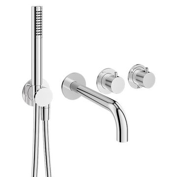 Module MPRO 2 Outlet Shower Valve, Trimset, Handset & Bath Spout by Crosswater