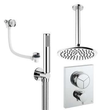 Crossbox Push 3 Outlet Shower Set 7 by Crosswater