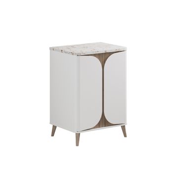 Tambour Floorstanding Furniture Unit with Worktop - 600mm by Crosswater