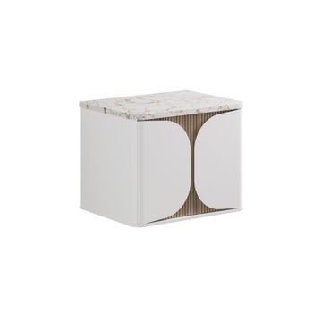 Tambour Wall Hung Furniture Unit with Worktop - 600mm by Crosswater