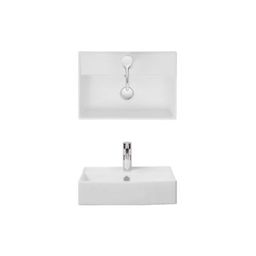 Turin Wall Mounted Basin by Crosswater