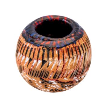 TERRA E FUOCO – Vaso in ceramica artistica di Filippo Messina by Cuore Lavico