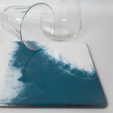 Vassoio Design “Fusioni” in Pietra Lavica (30×17 cm) by Cuore Lavico - view 5