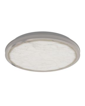 Aydan Large Antique Nickel Flush Mount by Currey and Company - view 3