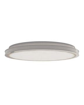 Aydan Large Antique Nickel Flush Mount by Currey and Company - view 4