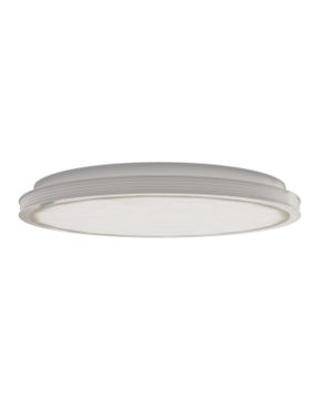 Aydan Large Antique Nickel Flush Mount by Currey and Company