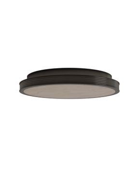 Aydan Small Bronze Flush Mount by Currey and Company - view 4