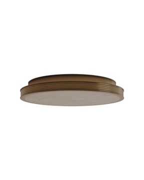 Aydan Small Brushed Brass Flush Mount by Currey and Company - view 4