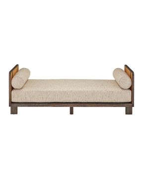 Celebes Settee, Calcutta Linen by Currey and Company - view 3