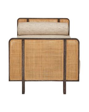 Celebes Settee, Calcutta Linen by Currey and Company - view 4
