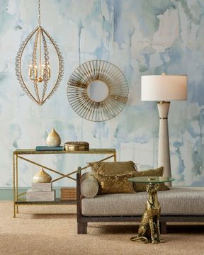 Celebes Settee, Calcutta Linen by Currey and Company - view 7