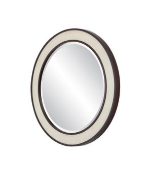 Evie Round Mirror by Currey and Company - view 4
