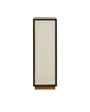 Evie Shagreen Pedestal by Currey and Company - view 3