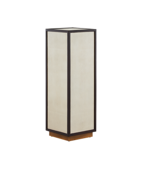 Evie Shagreen Pedestal by Currey and Company