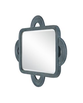 Santos Vintage Navy Rectangular Mirror by Currey and Company - view 3