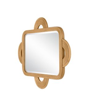Santos Sea Sand Rectangular Mirror by Currey and Company - view 3