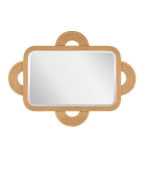 Santos Sea Sand Rectangular Mirror by Currey and Company