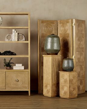 Santos Sea Sand Screen by Currey and Company - view 3