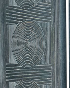 Santos Vintage Navy Screen by Currey and Company - view 2