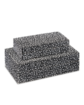 Lela Black Box Set of 2 by Currey and Company