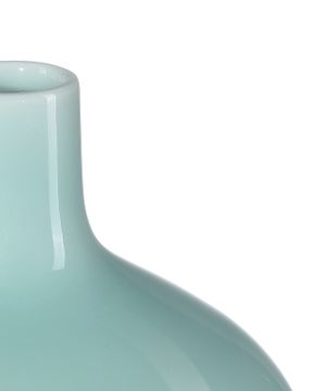 Celadon Double Gourd Green Vase by Currey and Company - view 2