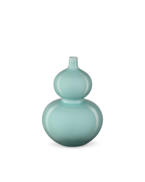 Celadon Double Gourd Green Vase by Currey and Company