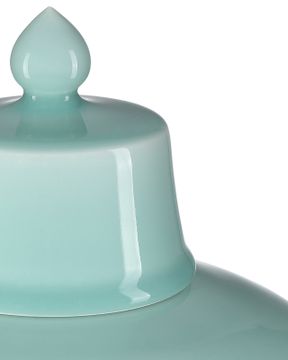 Celadon Medium Green Maiping Jar by Currey and Company - view 2