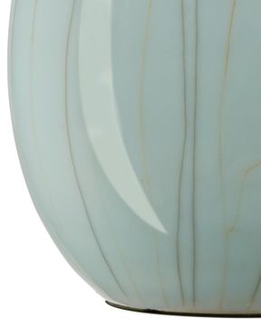 Celadon Crackle Round Planter by Currey and Company - view 3