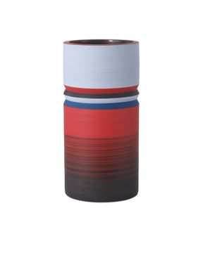 Happy 80's Black, Blue, Red & Orange Vase Set of 3 by Currey and Company - view 9