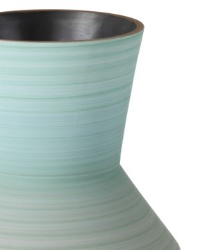 Happy 80's Brown & Pale Blue Vase Set of 2 by Currey and Company - view 5