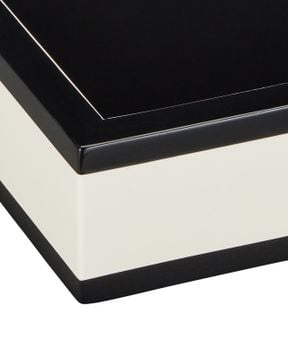 Ivory Lacquer Tray Set of 2 by Currey and Company - view 2