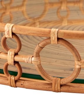 Tegal Decorative Serving Tray by Currey and Company - view 2