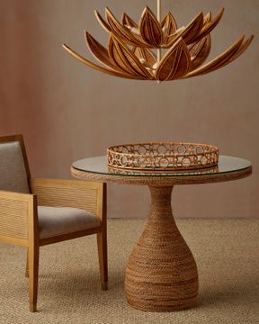 Tegal Decorative Serving Tray by Currey and Company - view 5
