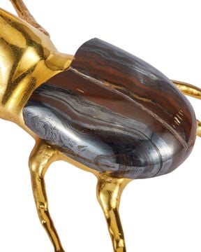Brass Beetle Colony Set of 3 by Currey and Company - view 2