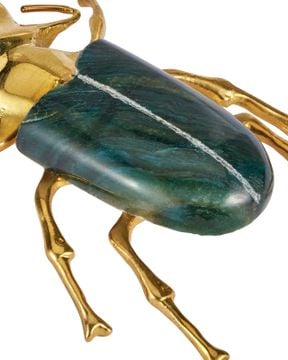 Brass Beetle Colony Set of 3 by Currey and Company - view 4