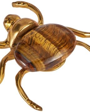 Brass Beetle Colony Set of 3 by Currey and Company - view 5