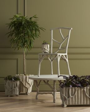 Beaujon Side Chair by Currey and Company - view 9