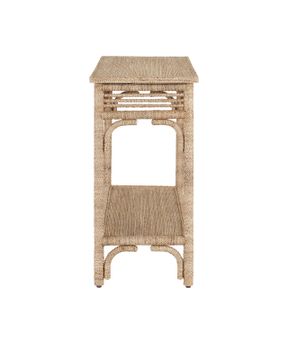 Olisa Rope Console Table by Currey and Company - view 4