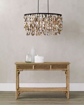 Olisa Rope Console Table by Currey and Company - view 6